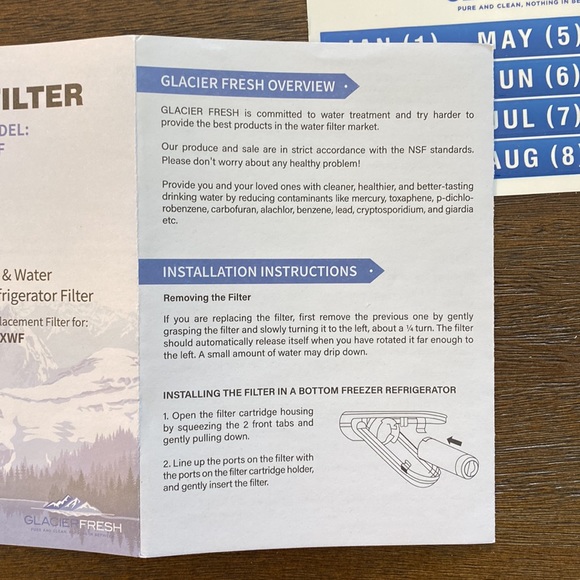 Open Box GlacierFresh (3) Filter Model: GF-XWF Replacement Filter for GE XWF - Picture 7 of 9